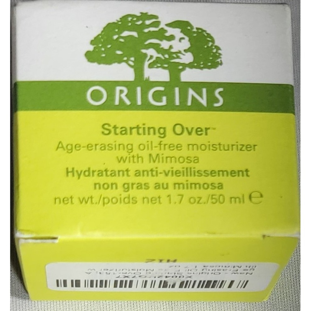 Origins Starting Over Age Erasing Oil-Free Moisturizer with Mimosa 1.7oz 50ml